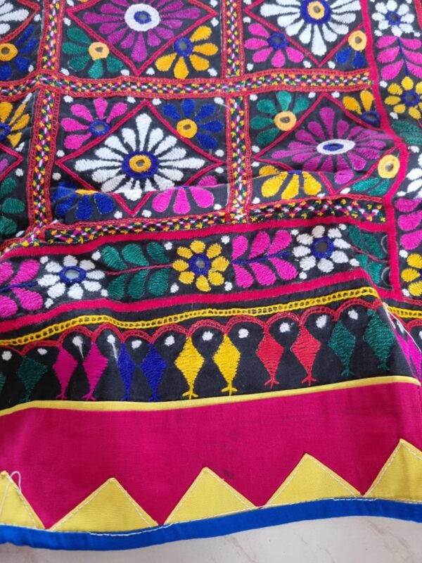 vintage handwork multicoloured patch