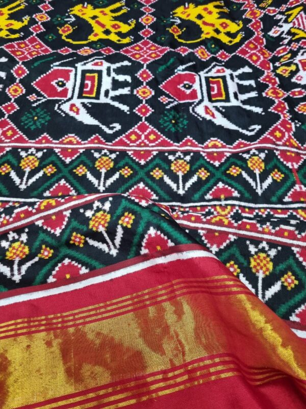 colour combination double ikat patan patola saree
