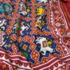 9 figure double ikat patan patola saree - Image 4