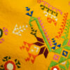 Hand worked kala cotton potli bag - Yellow - Image 3