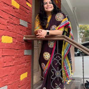 vintage kutchi handworked kala cotton  bhujodi saree